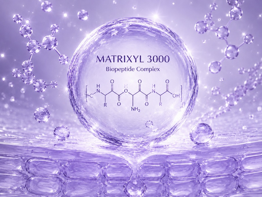Matrixyl 3000 Bio Peptide anti-wrinkle texture support ingredient visual