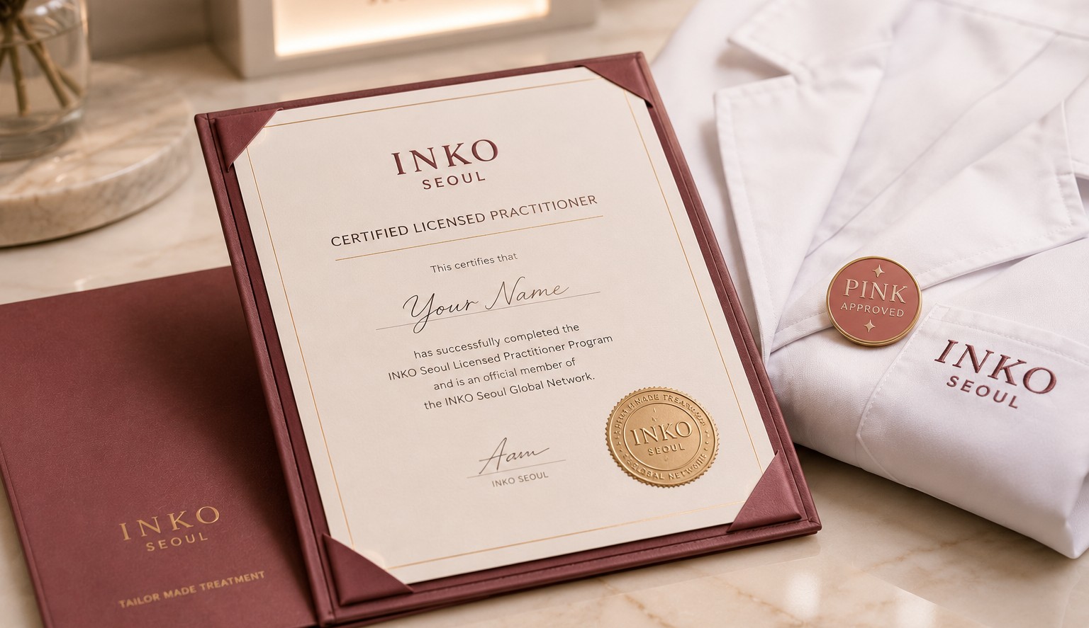 Official INKO Seoul Licensed Practitioner certification