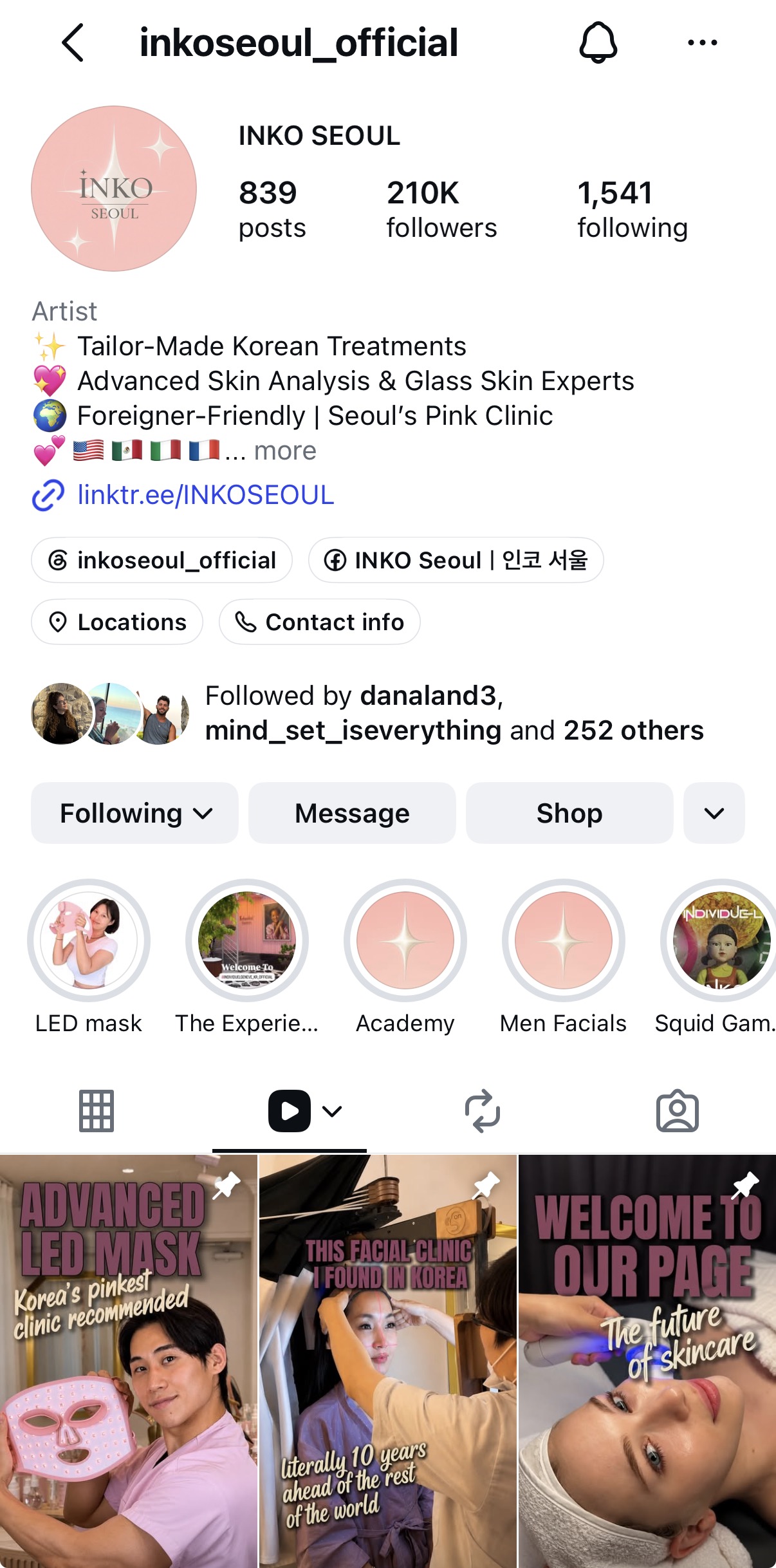 INKO Seoul treatment methodology