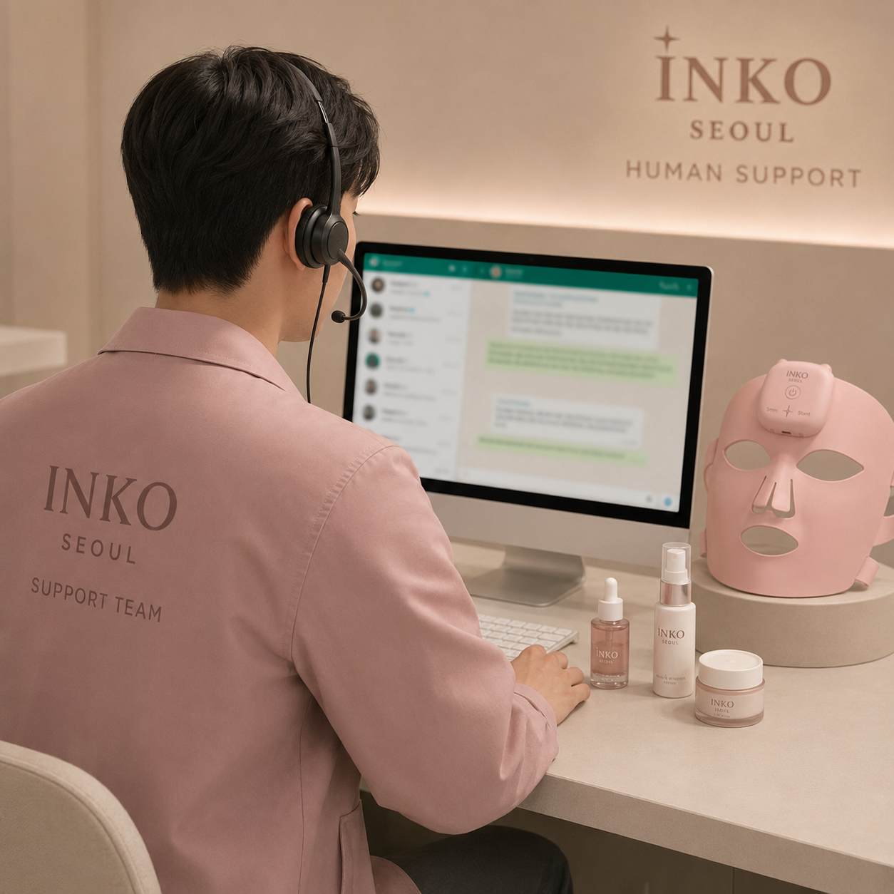 INKO SEOUL LED Mask daily routine